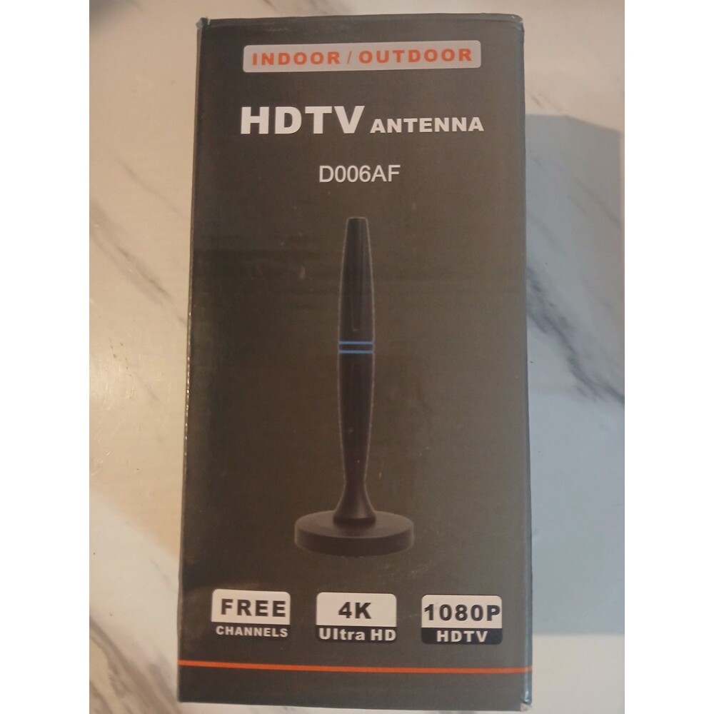 TV Antenna  Digital HDTV Indoor/Outdoor D006AF 1080P, 4K Ultra HD New